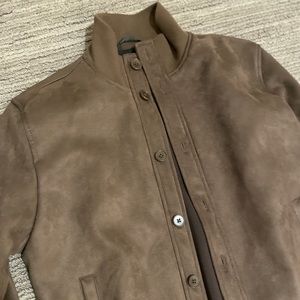 Banana Republic vegan suede jacket, medium